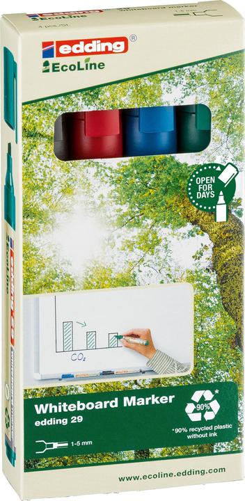Produktbild Edding EcoLine 29 (Sortiert, 1 mm, 4 x)