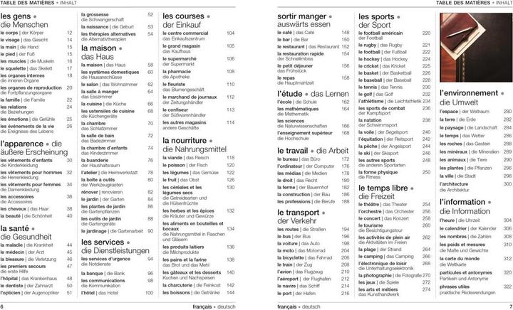 Immagine prodotto Dizionario visivo francese tedesco (Tedesco, Francese)
