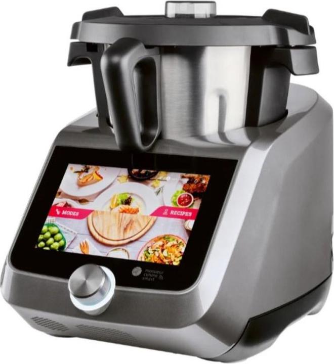 Silvercrest Robot da cucina Monsieur Cuisine smart SKMS 1200 B2 - Titanio (1050 W)