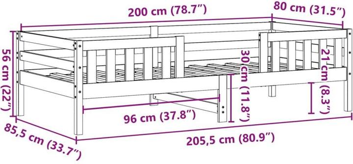 Actual product image VidaXL Costandin (80 x 200 cm)