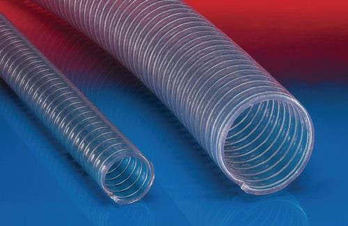 Actual product image Norres Suction and feed hose BARDUC® PVC 381 FOOD internal dm 25 mm Length 30 m 3.5 mm length 30 m