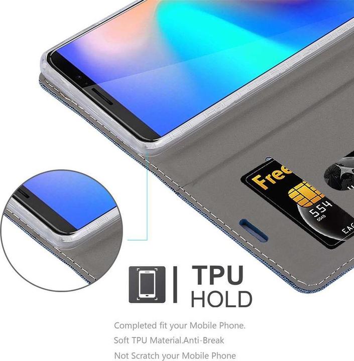 Actual product image Cadorabo Book Jeans Optics Cover (Samsung Galaxy J3 Pro)