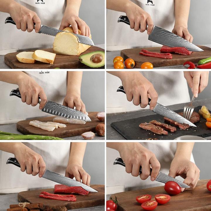 Actual product image Nanfang Brothers Set of 9 Kitchen Knives