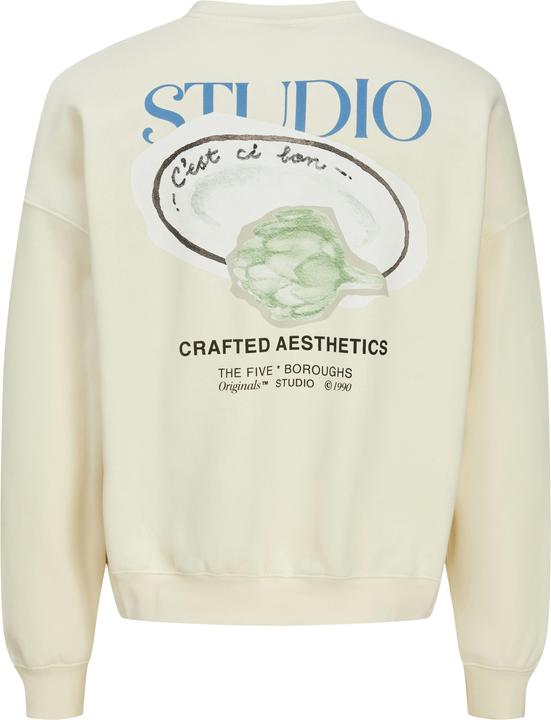 Actual product image Jack & Jones Jorbrooklyn Graphic Sweat Crew Neck Ln (XL)