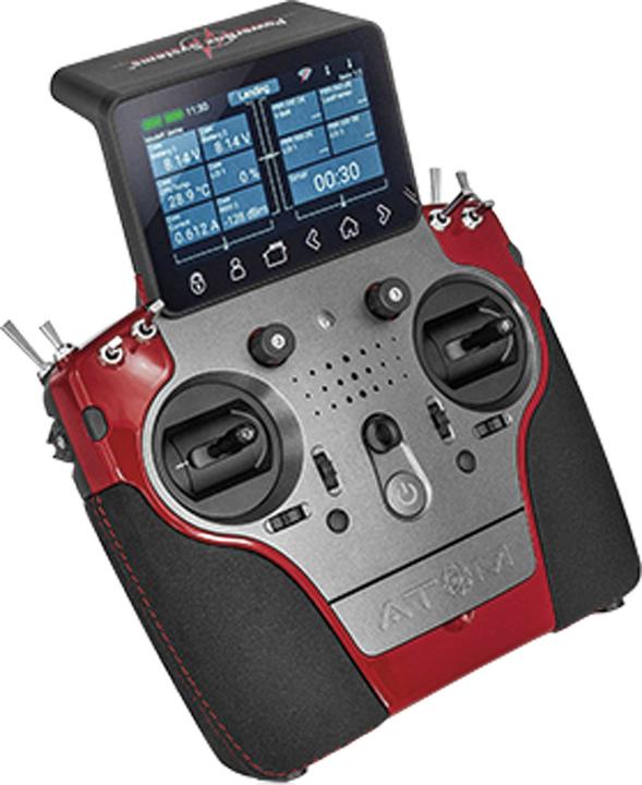 Actual product image Powerbox Systems atom 2.4ghz 18-channel remote control handheld transmitter mode 1