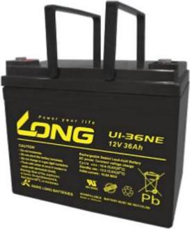 Long U1-36NE U1-36NE Batterie au plomb 12V 36Ah plomb non tissé (AGM) (L x H x P) 196 x 169 x 130mm M6 (12 V, 36 Ah)