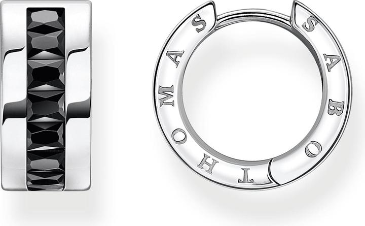 Immagine prodotto Thomas Sabo Creoli pietre nere pavé d'argento (Argento 925)