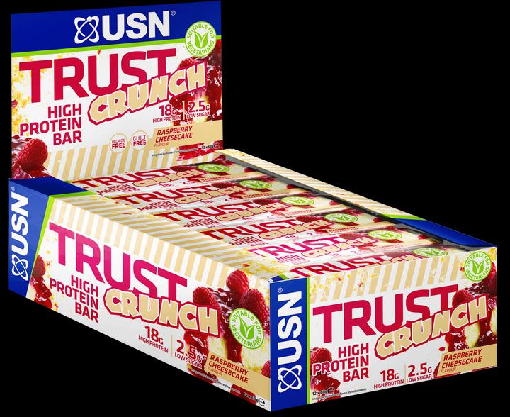 Actual product image USN Trust Crunch Bar (Raspberry, 1 pcs., 720 g)
