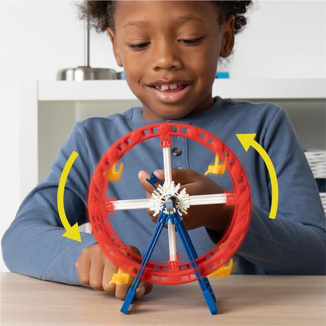 Actual product image K'Nex Knex Ferris wheel construction kit, 48 pieces.
