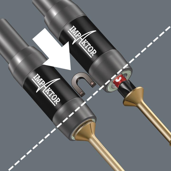Actual product image Wera Bit-Check 10 Impaktor 1 SB (5/16")