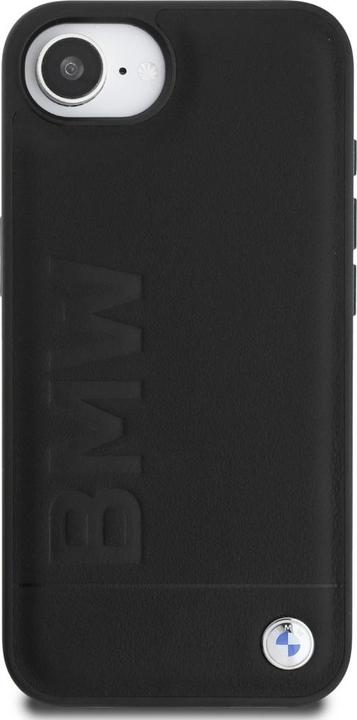 Image du produit BMW Case Leather Hot Stamp do iPhone 16e black (Apple iPhone 16e)