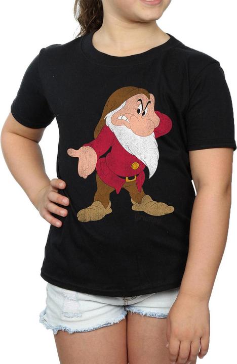 Immagine prodotto Disney Snow White And The Seven Dwarves Classic Grumpy Maglietta Ragazze (140, 146)