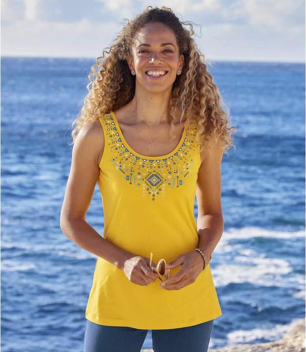 Actual product image Atlas For Women Womens/Ladies Vest Top (Pack of 2) (38, 39, 40)