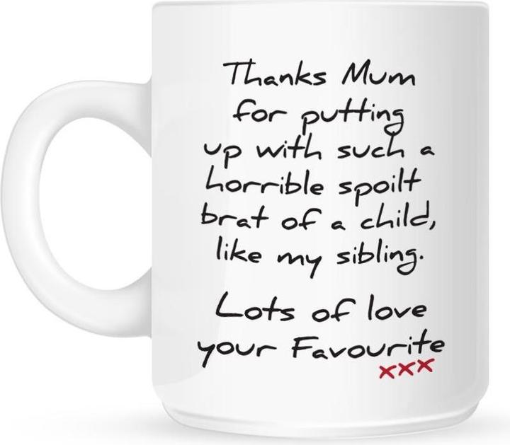Actual product image Grindstore My Spoilt Sibling mug