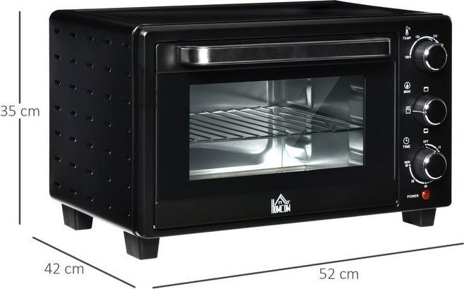 Image du produit Swisshandel24 Mini-four 21L avec 1 support filaire et 1 plaque de cuisson 3 modes de cuisson 100°C-230°C 1400W