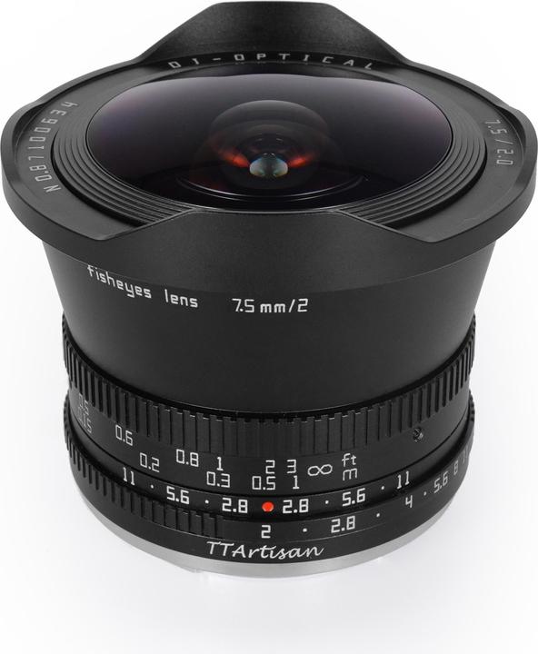 Image du produit TTArtisan 7,5 mm, f/2.0 (Sony E, APS-C / DX)