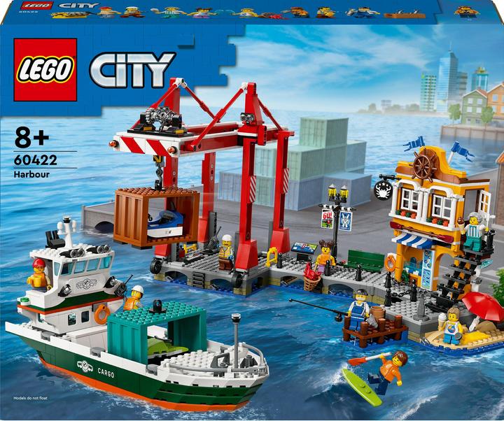 LEGO 60422 Harbour with cargo ship (60422, LEGO City)