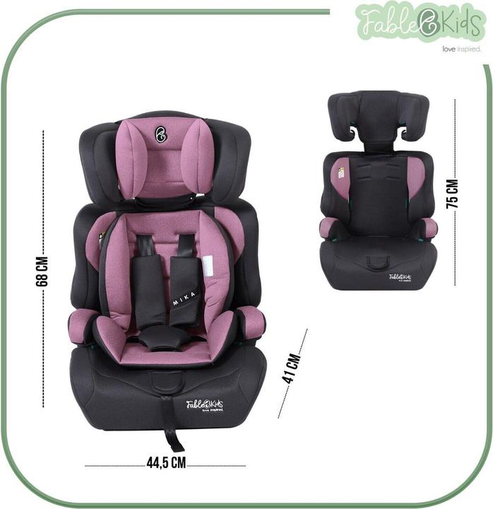 Immagine prodotto FableKids Seggiolino auto per bambini (Seggiolino per bambini, ECE R129/i-Size Standard)
