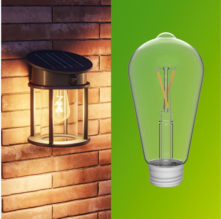 Immagine prodotto Philips Lighting Geri 929004633001 Solar-Aussenwandleuchte 3.2 W Warmweiss Schwa (470 lm, IP44)