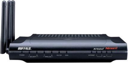 Produktbild Buffalo Wireless-N DualBand Router, 300 Mbit/s