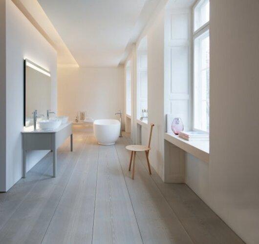 Actual product image Duravit Bathtub LUV 1800x850mm free-standing 2 back slopes white (252 l, 180 cm, 85 cm)