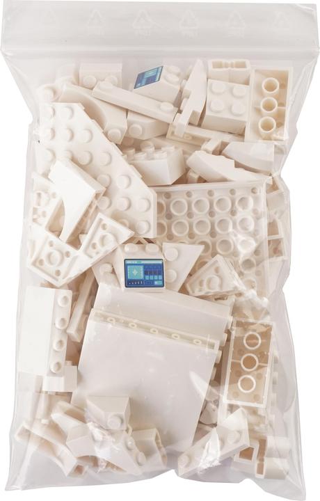 Produktbild LEGO Steine Weiss gemischt - 100 Stück - White bricks mix - NEU (LEGO Zubehör)