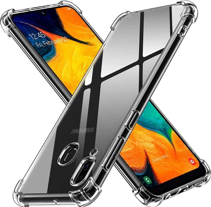 Screenguard Samsung Galaxy A40 Case Crystal Soft Airbag Bumper (Samsung Galaxy A40)