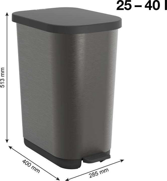 Image du produit Rotho Poubelle à pédale 35 l RIBO (35 l)