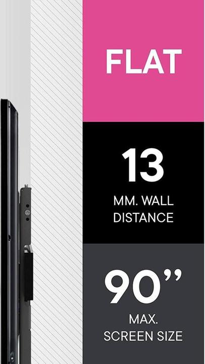 Image du produit One for All Support TV Flat Ultra Slim (Mur, 90", 80 kg)