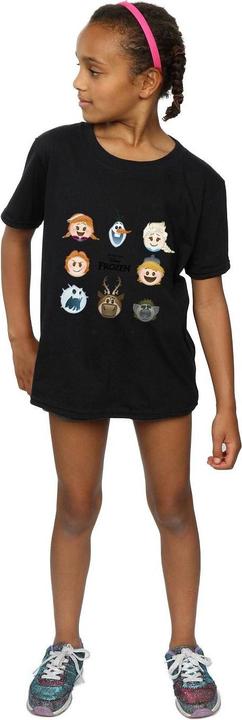 Actual product image Disney Frozen Girls Heads Cotton T-Shirt (152, 158)