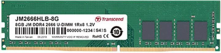 Produktbild Transcend JetRam (1 x 8GB, 2666 MHz, DDR4-RAM, DIMM)