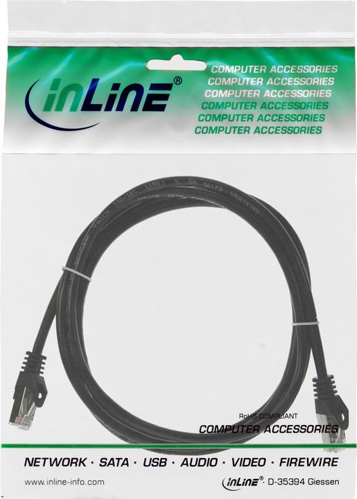 Produktbild InLine Patchkabel (SF/UTP, CAT5e, 2 m)