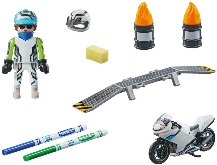 Image du produit Playmobil Couleur : Motocross Moto (71377)