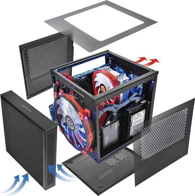 Actual product image Thermaltake Suppressor F1 (Mini-ITX)