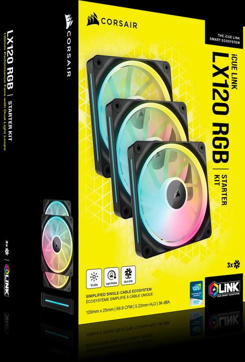 Image du produit Corsair Link LX120 (120 mm, 3 x)