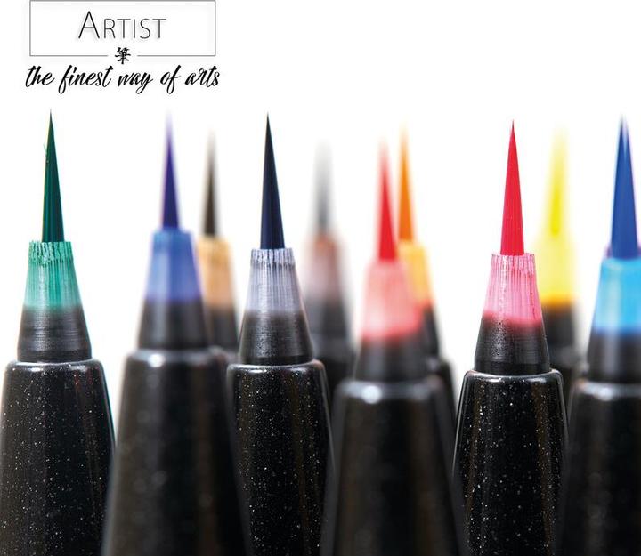 Produktbild Pentel Pinselstift Sign Pen Brush Artist (Grün, 1 x)