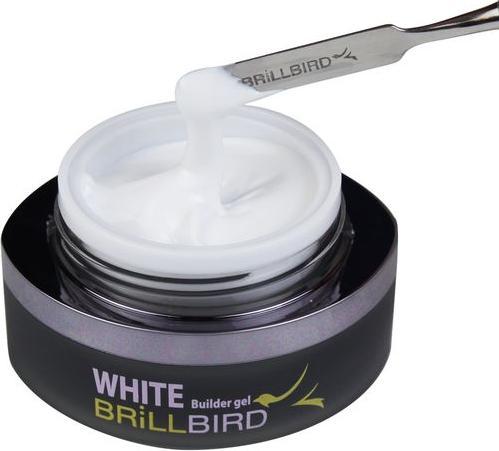 BrillBird White Builder Gel - Perfektes Weiss 5ml (Weiss, Gel-Effekt Nagellack)
