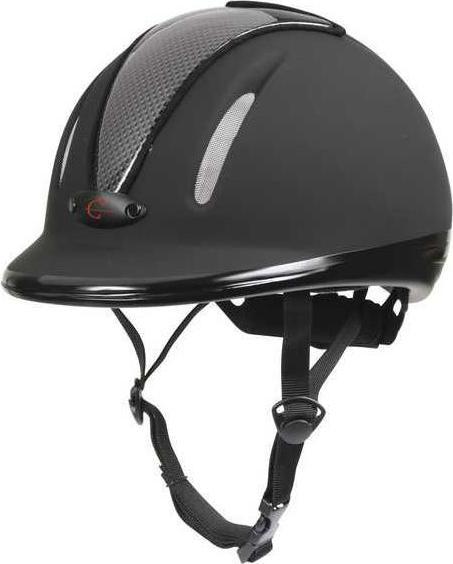 Kerbl Reithelm Eclipse, schwarz, 52-56 cm (S/M)