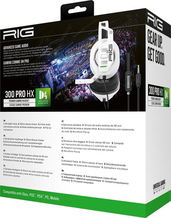 Image du produit Nacon Gaming RIG 300 PRO HX (Filaire)