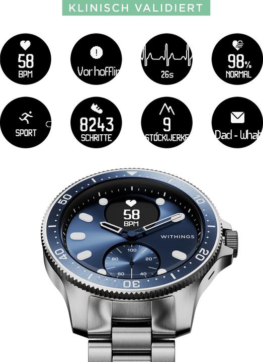Immagine prodotto Withings Scanwatch Horizon (43 mm, Solo WiFi)