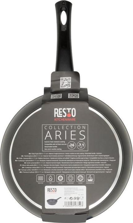 Image du produit Resto POÊLE À FRIRE D26 H7,1CM (26 cm, Poêle à frire, Aluminium)