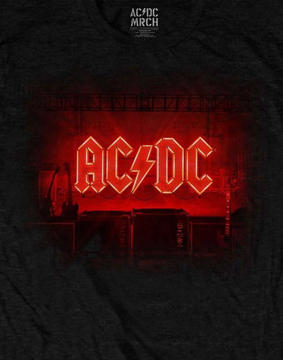 Immagine prodotto AC/DC Maglietta con elenco tracce Dark Stage per adulti (S)