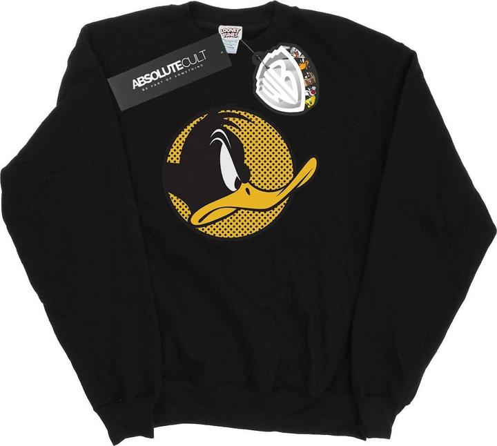 Produktbild Looney Tunes Daffy Duck Dotted Profile Sweatshirt (L)