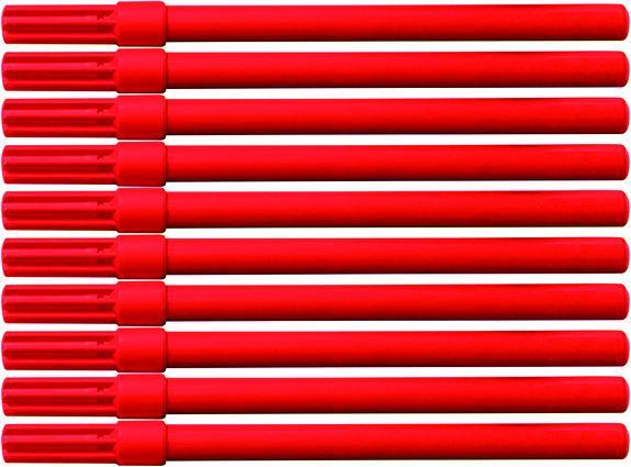 Image du produit Office Products Stylo feutre de bureau, pack de 10, rouge (Rouge)