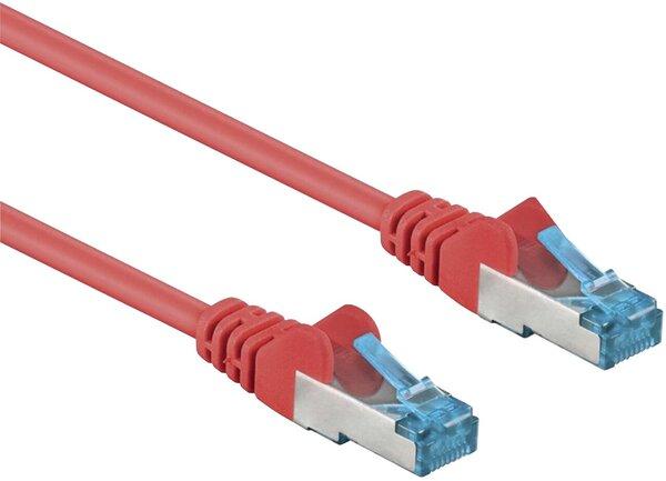 Büroring Patchkabel CAT 6A S/FTP, 5 m, rot (5 m)