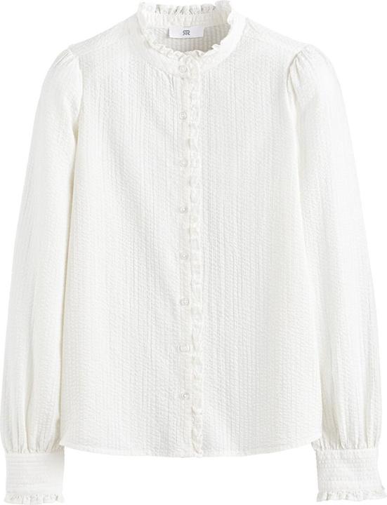 Immagine prodotto La Redoute Collections Langärmelige Bluse mit Rüschenkragen (40)