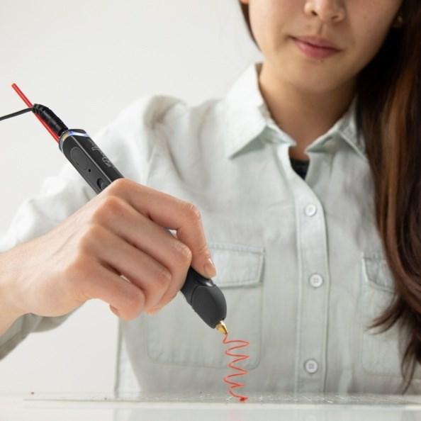 Actual product image 3Doodler Create Filament Pla 3 Colors Pl-Clear-75 (PLA, 3 mm, 2 g, White, Transparent, Blue)