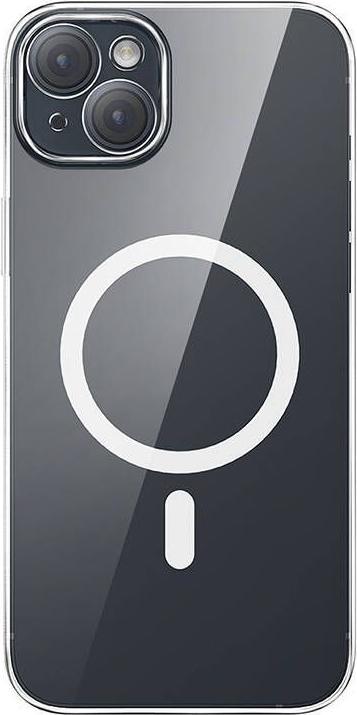 Actual product image Baseus Magnetic Mobile Phone Case for iP 13 OS-Lucent Series (Clear) (Apple iPhone 13)