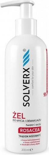 Actual product image Solverx Rosacea Cleansing and Make-up Removing Gel for Rosacea (Cleansing lotion, 200 ml)