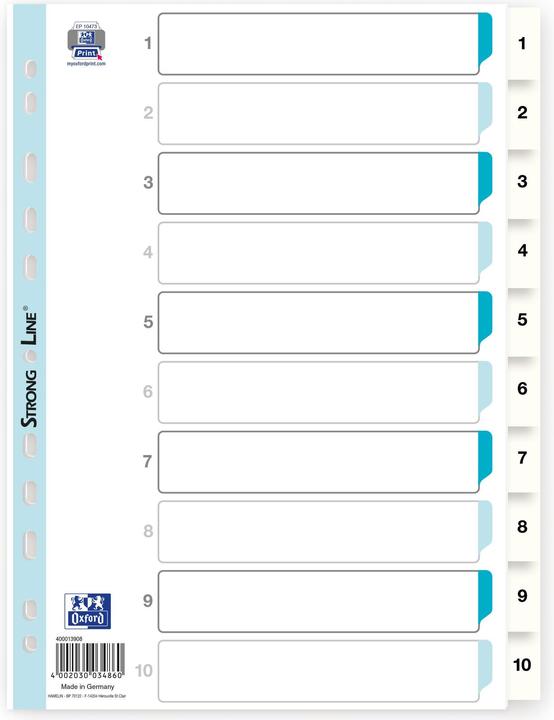 Produktbild Elba Register PP mit Deckblatt